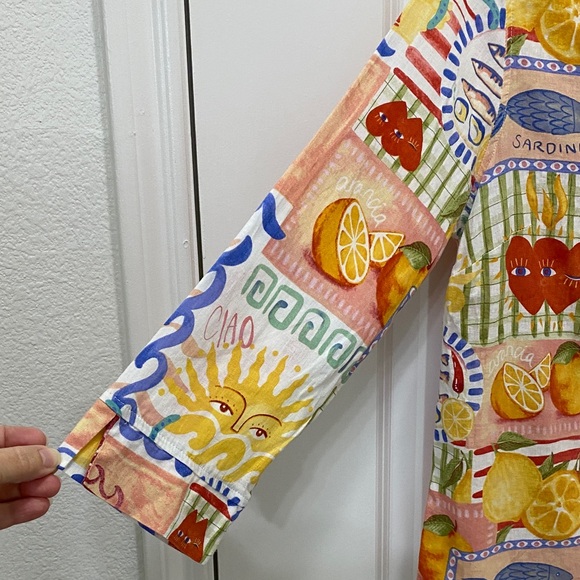 Calypso St. Barth Multicolor Graphic Shirt - Picture 3 of 4